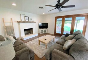 Smart-tv en een kantoor