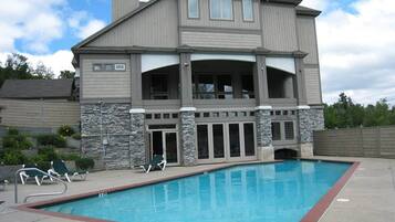 Indoor pool, a heated pool