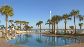 Indoor pool, outdoor pool