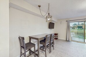 Dining - Pristine Beach Getaway with Patio, Free WiFi, Washer-Dryer & Central AC (Myrtle Beach)
