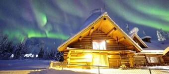 Come stay in this massive historic log mansion