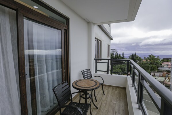 Uitzicht vanaf balkon