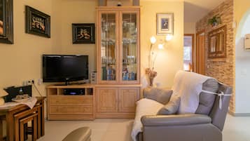 TV, DVD-spiller og stereoanlegg