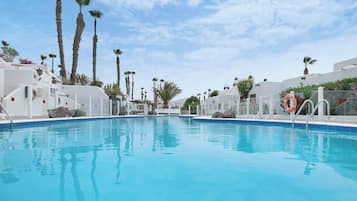 Una piscina riscaldata