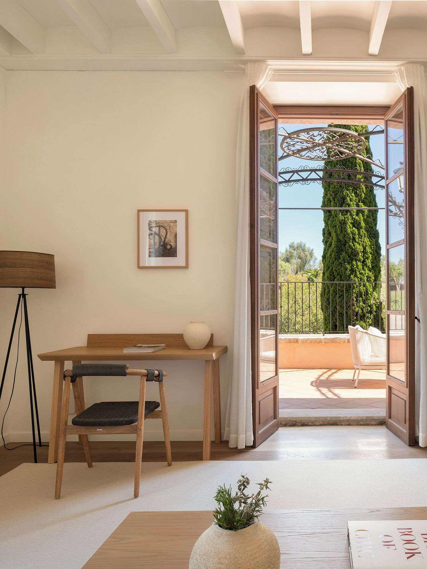 总统开间套房, 露台 | 埃及棉床单、高档床上用品、羽绒被、记忆海绵床垫