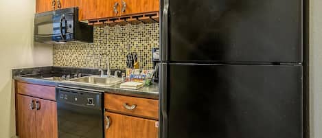 Microwave, dishwasher, blender, ice maker