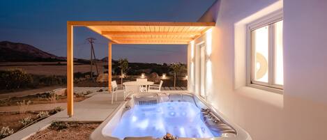 Superior-Villa, Whirlpool | Balkon