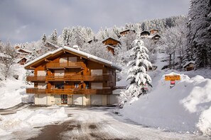 Exterior - Near La Clusaz, 3* residential apartment, large balcony, exceptional view (Saint-Jean-de-Sixt)