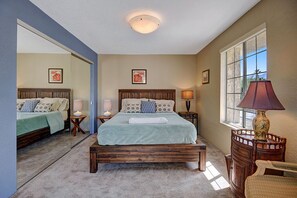 2 bedrooms, iron/ironing board, travel crib, WiFi