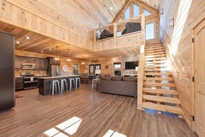 Cabin, 5 Bedrooms | Living room | Smart TV - Victoria's Secrets 5 Bedroom Cabin by RedAwning (Sevierville)