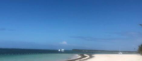 Beach nearby, sun-loungers