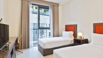 In-room safe, desk, blackout drapes, soundproofing