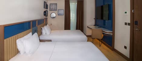 Chambre avec lits jumeaux, 2 lits une place