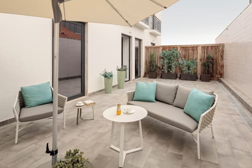Sviitti, 1 suuri parisänky, terassi (Lapa) | Terassi/patio