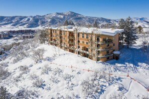 Exterior - CB220 | Lovely Corner Condo | Winter Shuttle | Pool | Hot Tub | Ski In/Out (Steamboat Springs)