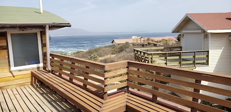 Terrace/patio. Design house steps from the beach, broadband WIFI, telecommuting