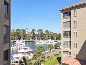 Enjoy stunning marina views from the comfort of your balcony.