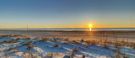 Accommodatie ligt op het strand