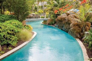 Outdoor pool, a heated pool - STUNNING BEACH CONDOMINIUM - STUDIO UNIT<br>Ocean View.  (Palm Beach)