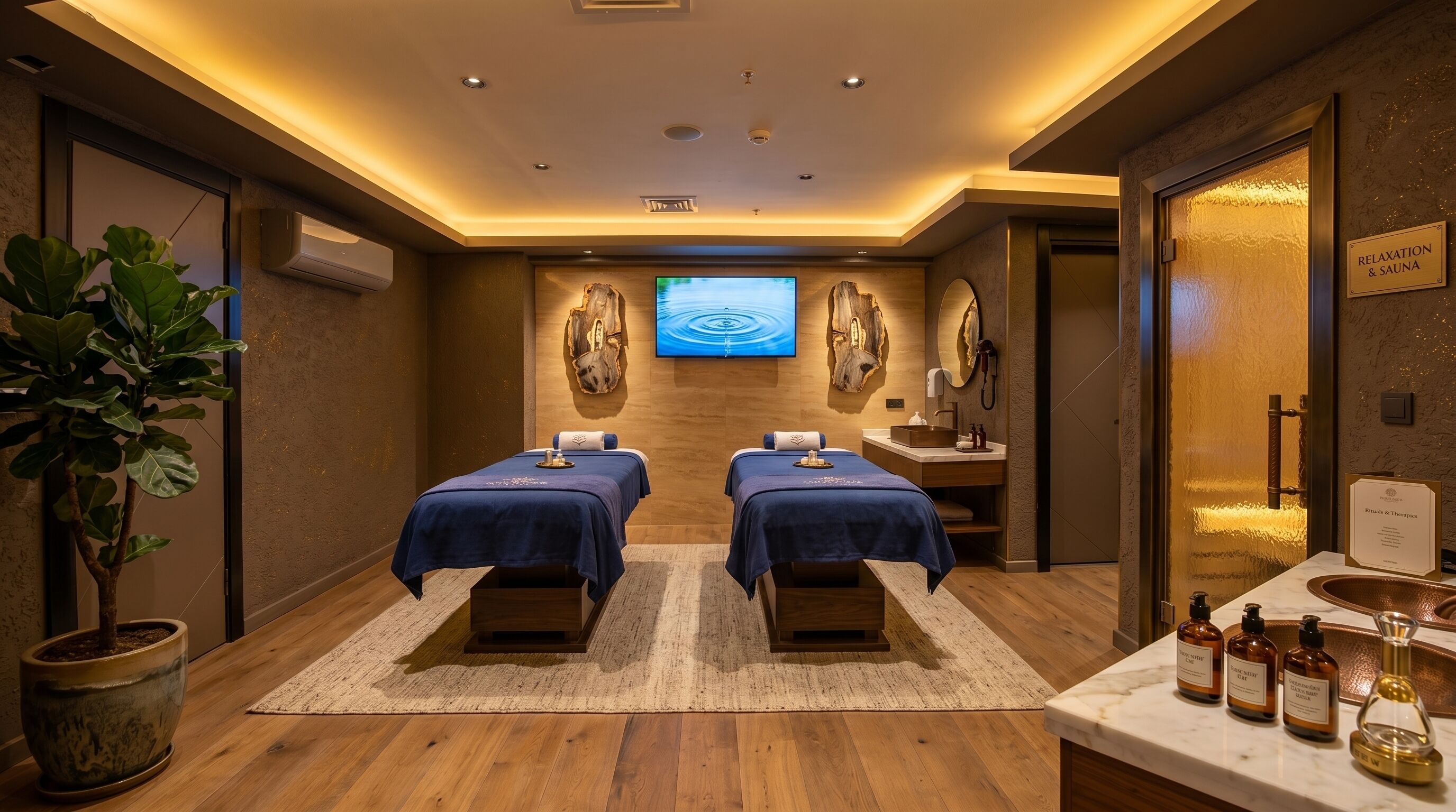 Couples treatment room(s), sauna, steam room, Turkish bath/hammam