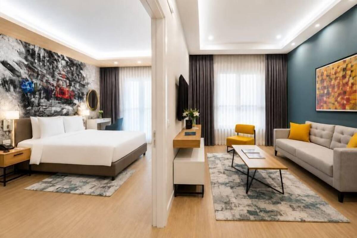 Literie de qualité supérieure, minibar, coffres-forts dans les chambres