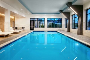 Indoor pool, seasonal outdoor pool