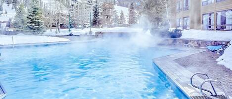 Indoor pool, a heated pool