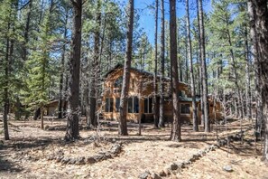 Unclassified image, 2 of 39, button - Pinetop Forest Retreat  Luxe Cabin with Spa & Game Room (Pinetop)