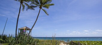 150 steps to BEACH Private Balcony  Workspace