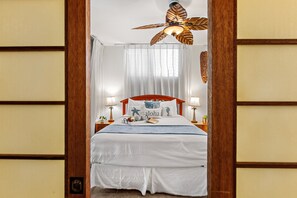 1 chambre, fer et planche à repasser, Wi-Fi, literie fournie