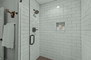 Hair dryer, towels