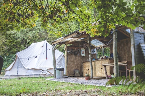 Luxury secluded glamping in the Brecon Beacons
