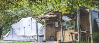 Luxury secluded glamping in the Brecon Beacons