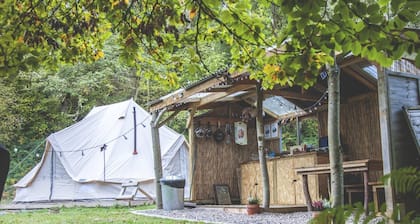 Luxury secluded glamping in the Brecon Beacons