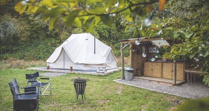 Luxury secluded glamping in the Brecon Beacons