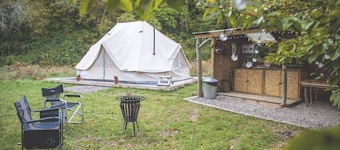 Luxury secluded glamping in the Brecon Beacons