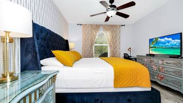 5 bedrooms, in-room safe, desk, iron/ironing board