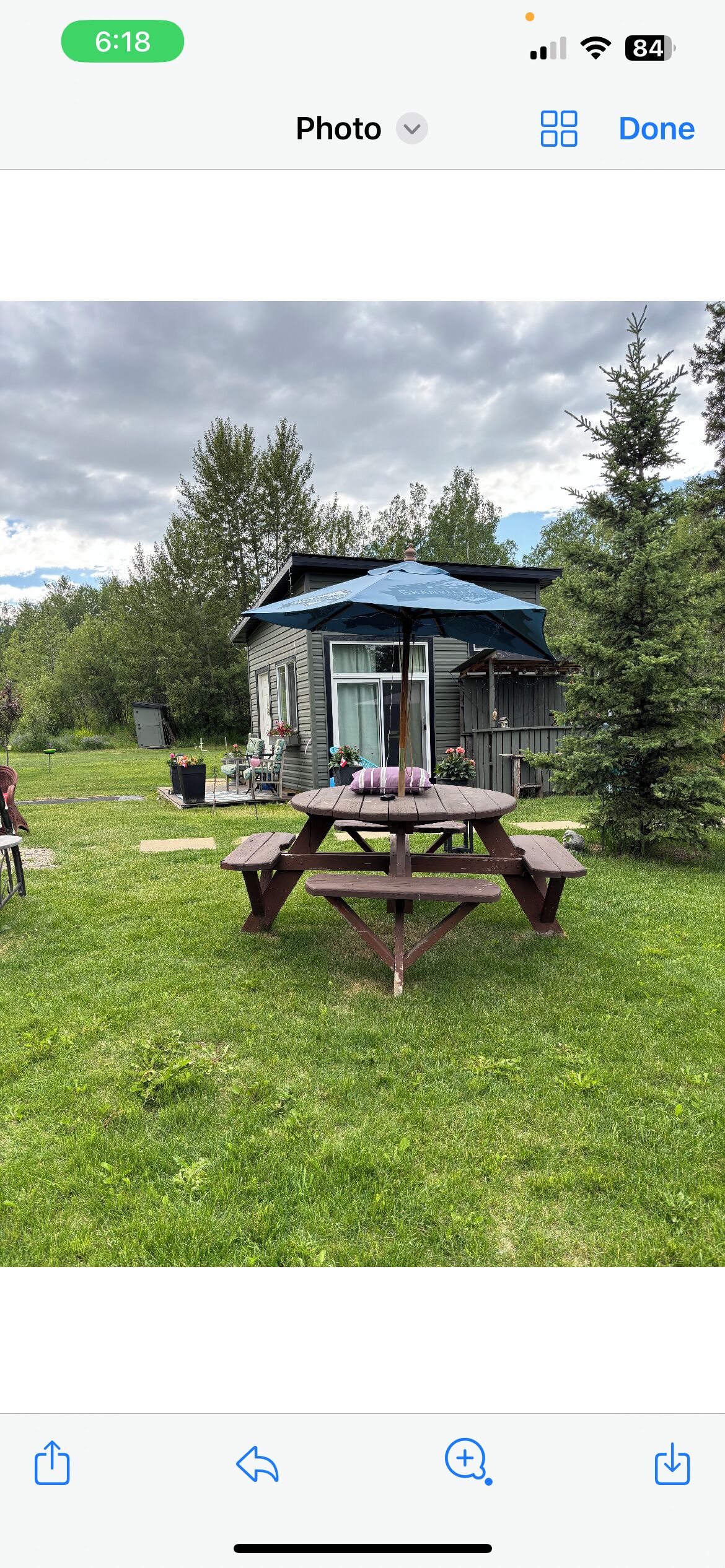 Outdoor dining