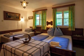 5 bedrooms, iron/ironing board, WiFi, bed sheets
