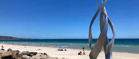 Beach nearby, beach towels