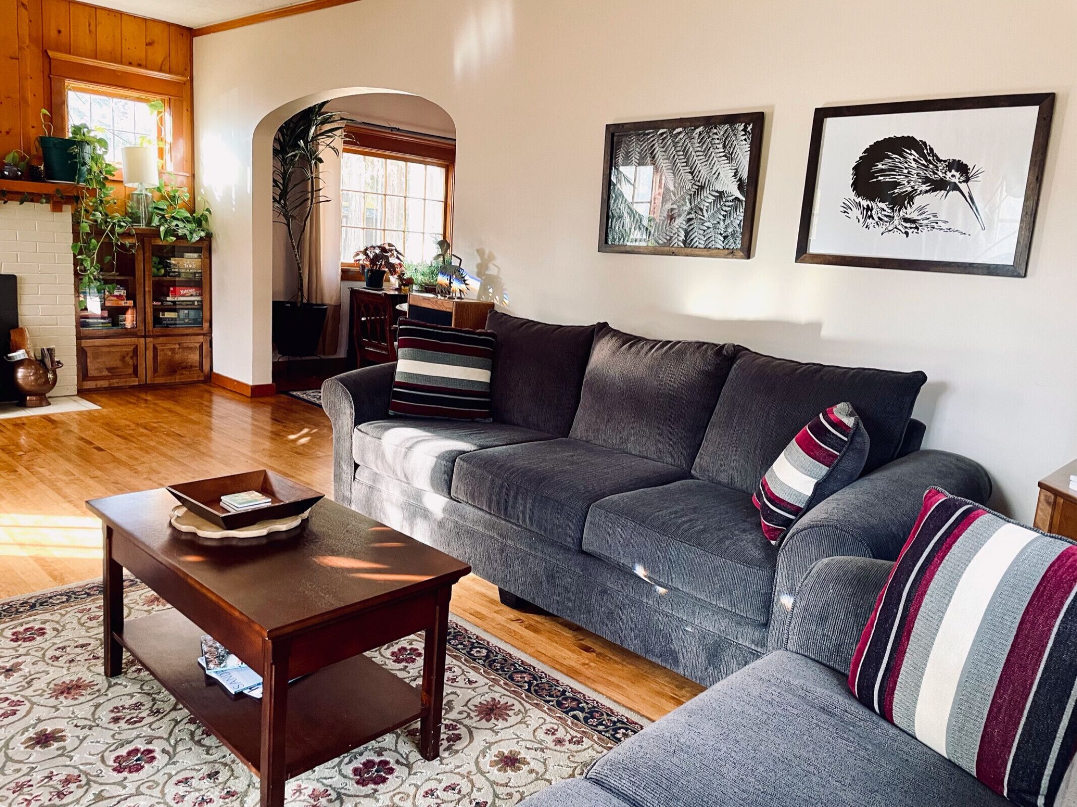 Smart TV, fireplace, Netflix, streaming services