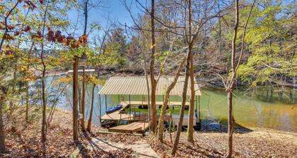 Waterfront Lake Hartwell Home w/ Dock & Fire Pit