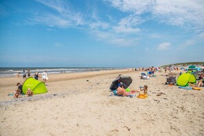 Vlak bij het strand