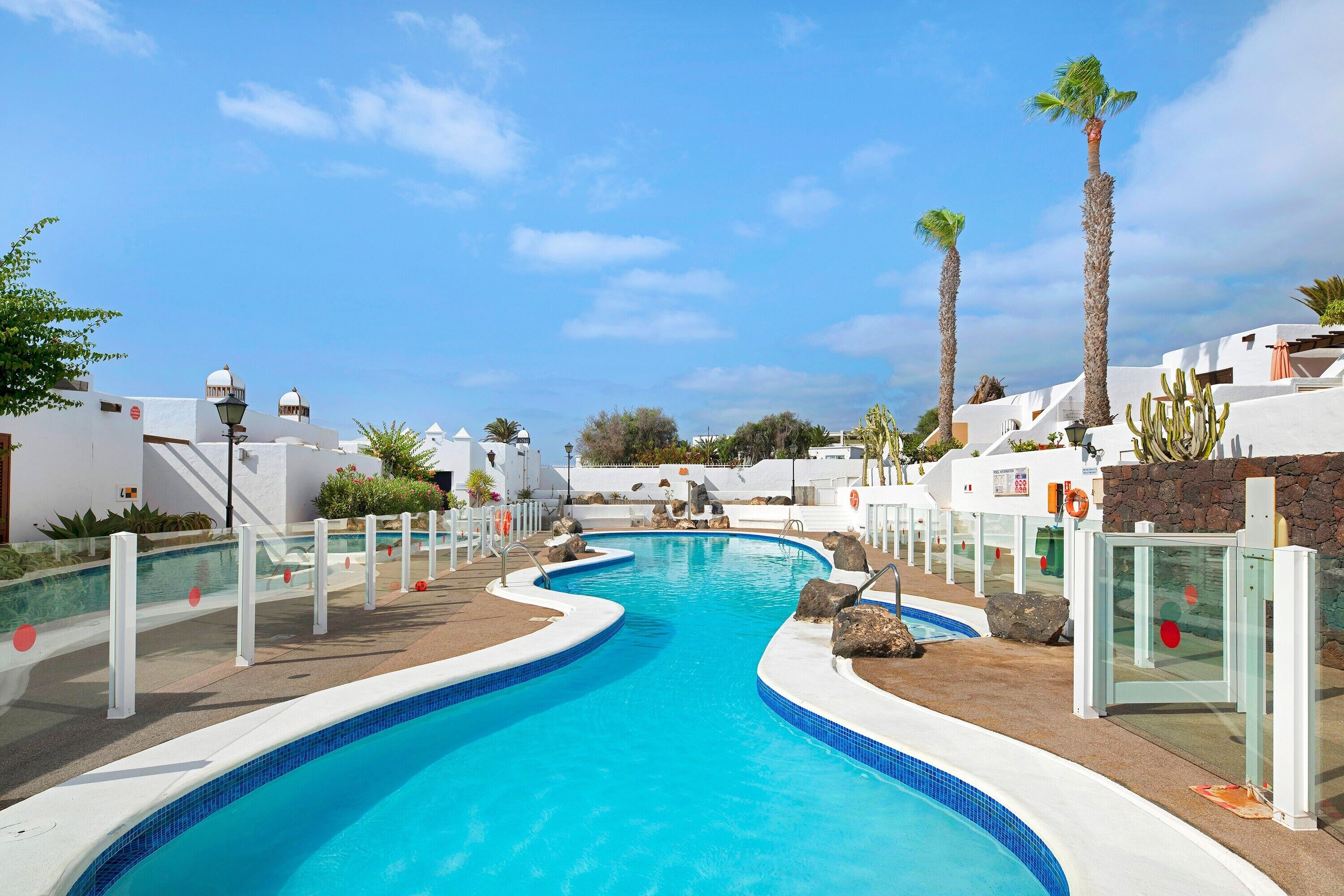 Una piscina riscaldata