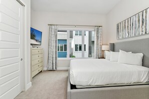 4 bedrooms, in-room safe, iron/ironing board, travel cot