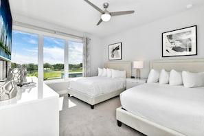 4 bedrooms, in-room safe, iron/ironing board, travel crib