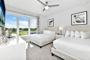 4 bedrooms, in-room safe, iron/ironing board, travel crib