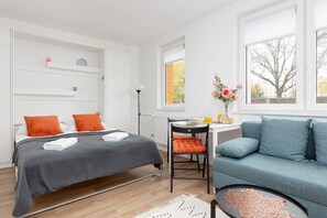 Iron/ironing board, WiFi, bed sheets