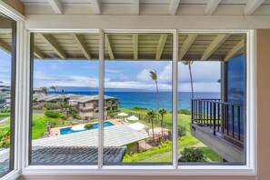 Interior - OCEANFRONT gated Kapalua Bay Villa 23G1. Steps to beach! (Lahaina)