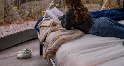 🌑🚵 MIDNIGHT RIDER GLAMPING DOME
